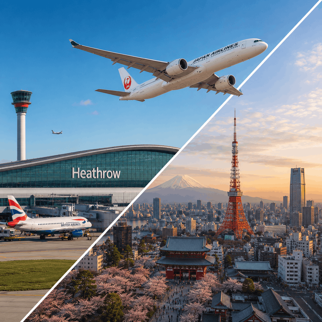London to Tokyo