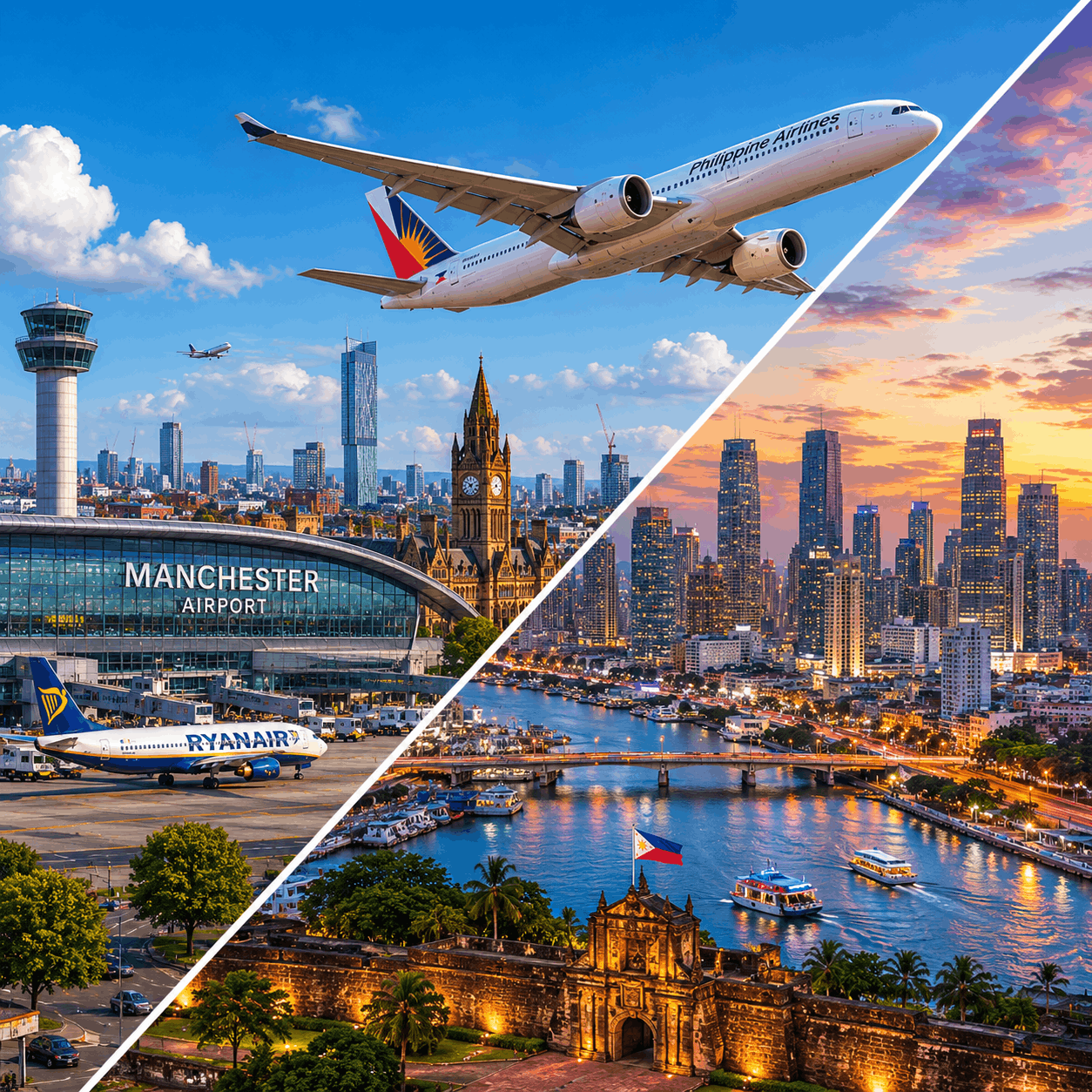 Manchester to Manila