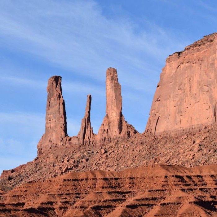 Pioneer Through Monument Valley