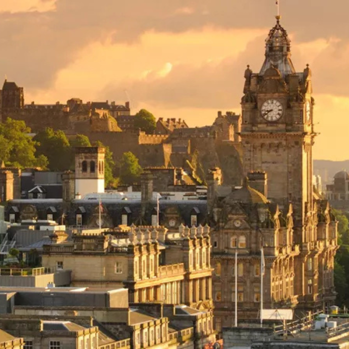 Cross Hadrian’s Wall and Onwards to Edinburgh
