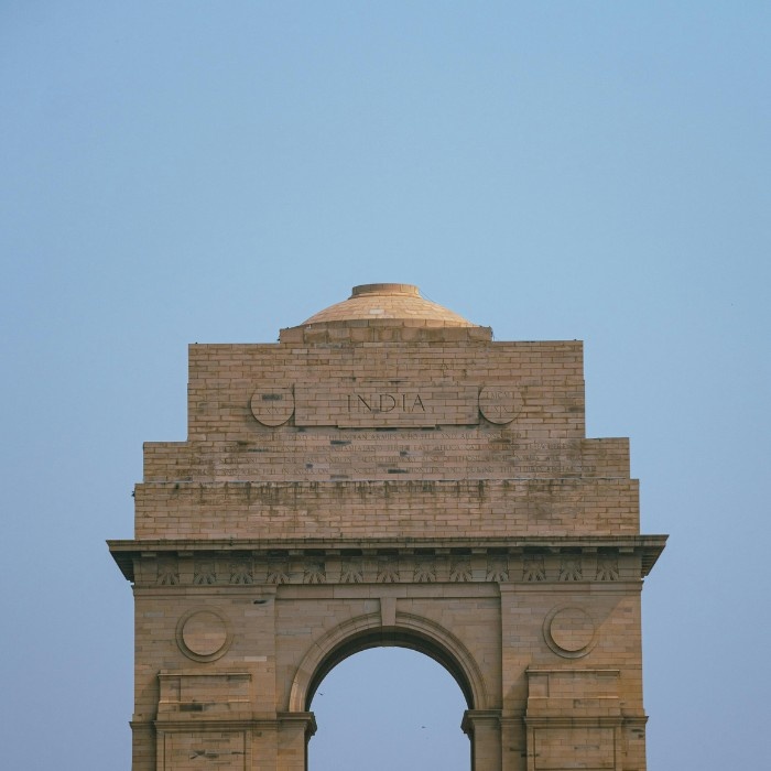 Sunset at the Taj Mahal