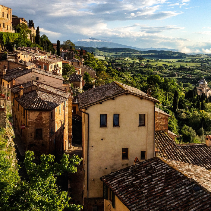 Admire Siena and Florence