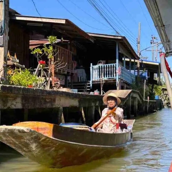 Floating Market & Elephant Ride