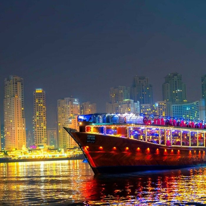 Arrival at Dubai + Marina Cruise