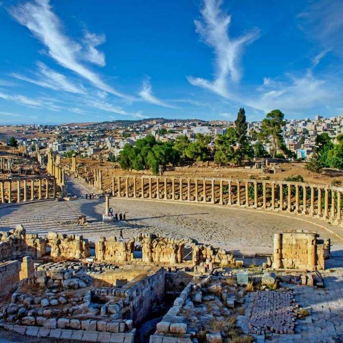 mman → Jerash → Dead Sea → Amman