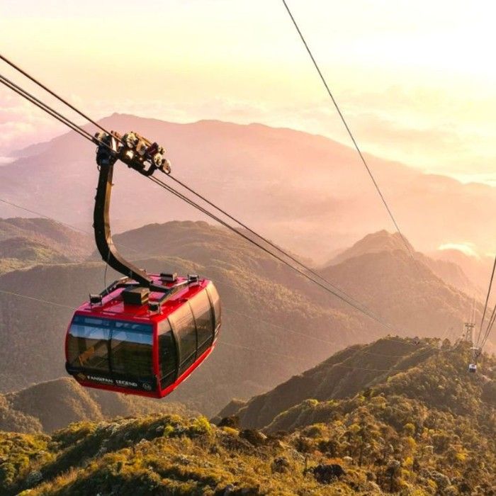 Fansipan Peak Cable Car & Return to Hanoi