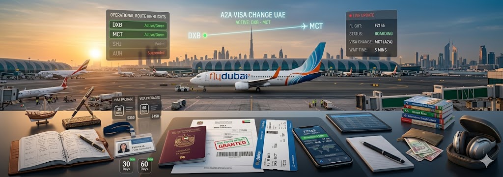 A2A Visa Change Dubai