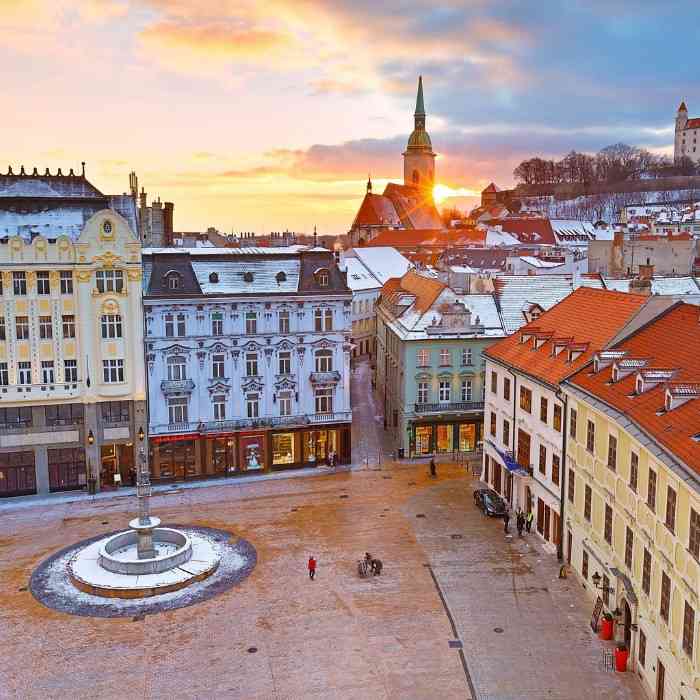 Walking Through Bratislava’s Old Town
