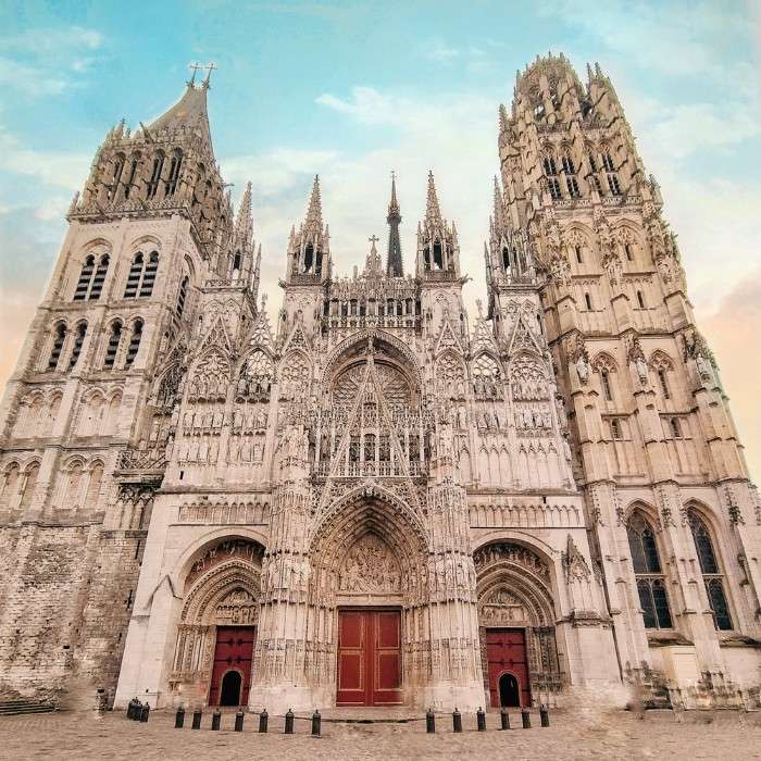 Monet’s Colors or Medieval Rouen 