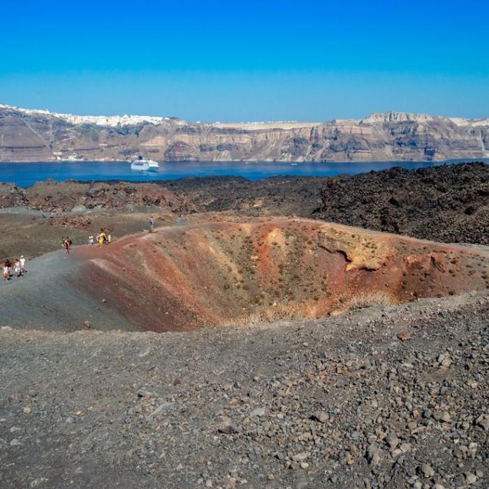 Arrival in Volcanic Santorini 