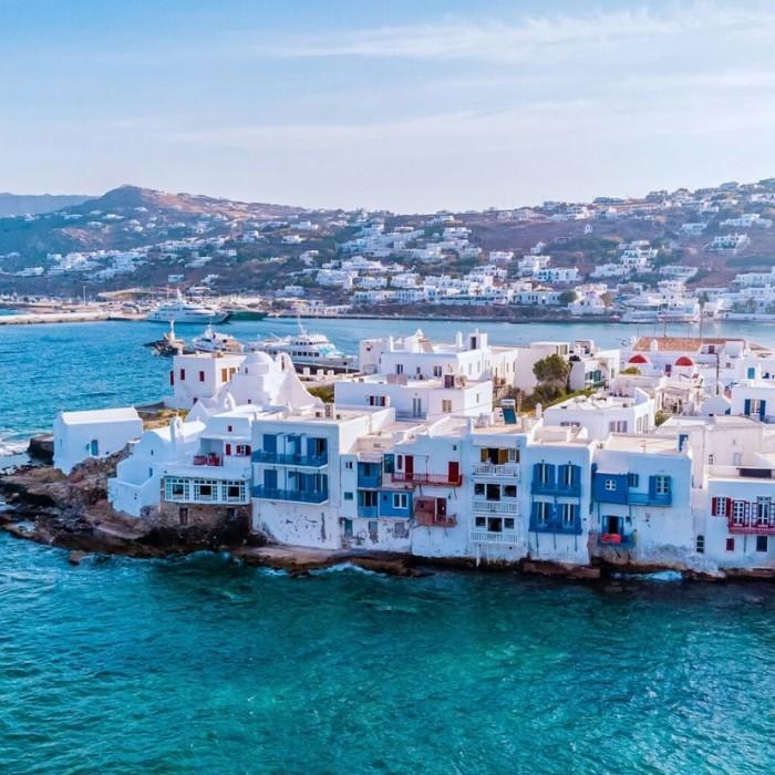 Arrival in Chic Mykonos 