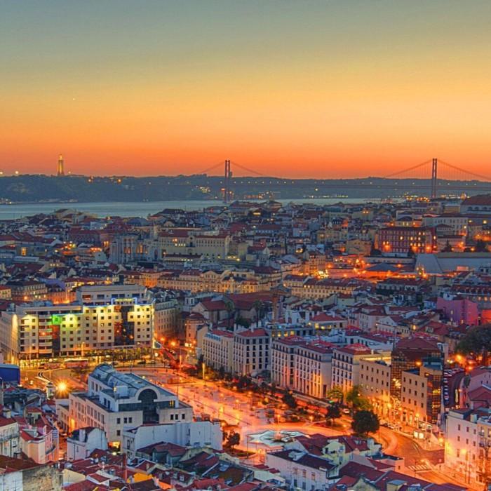 Arrival in Sun-Drenched Lisbon 