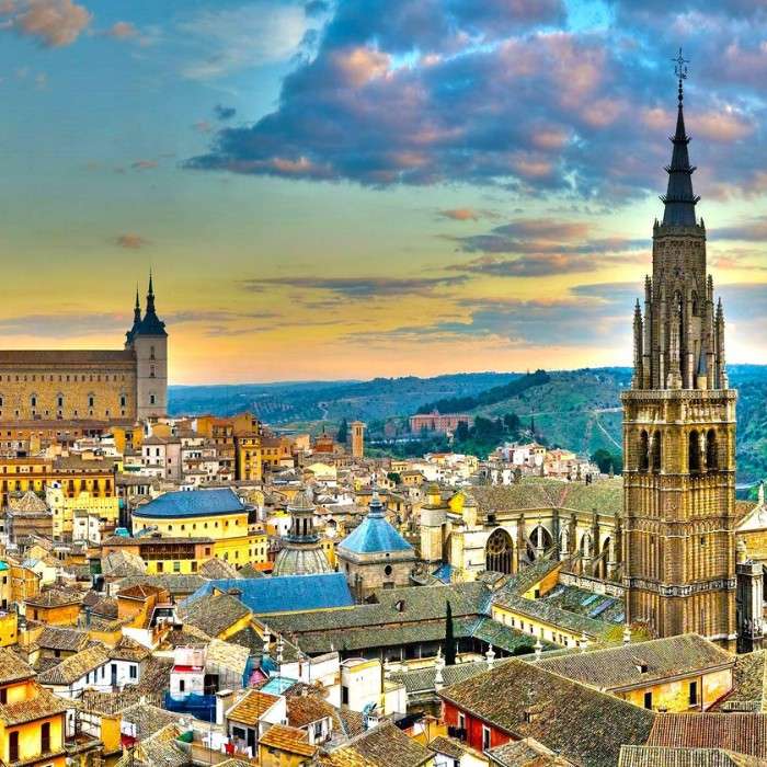 Arrival & Egyptian Sunsets in Madrid