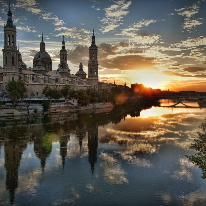 High-Speed Rails & Mountain Peaks