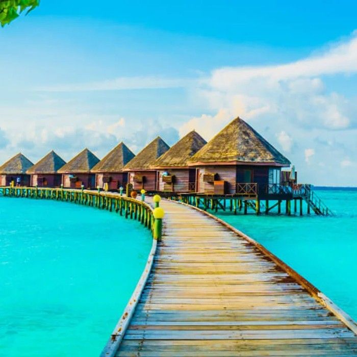 Arrival in Maldives